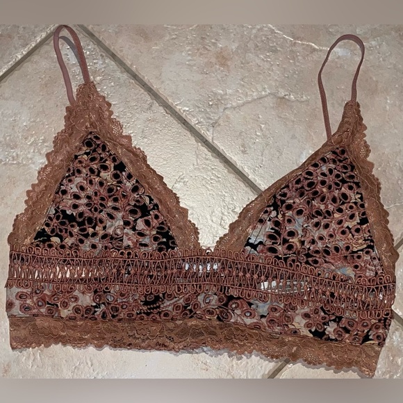 Free People Intimately Bra Bralette Lace Medium M - Picture 9 of 11